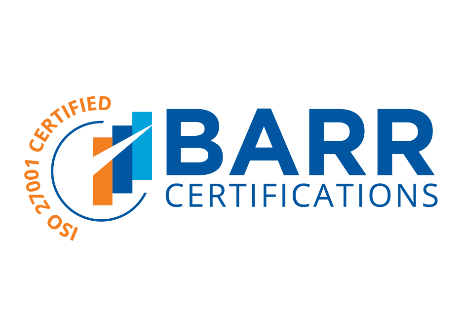 BARR Certifications - ISO 27001